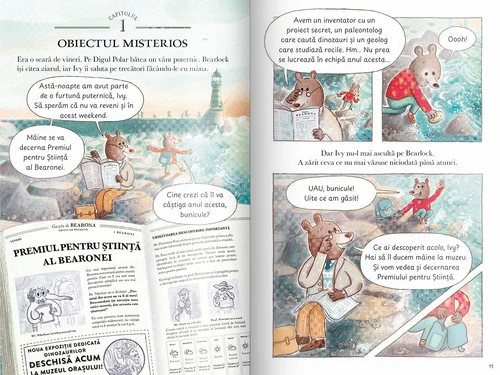 Ivy si Bearlock Holmes. Misterul fosilei de dinozaur