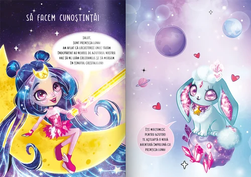 Prințesa Luna în ținutul cristalelor (conține autocolante)