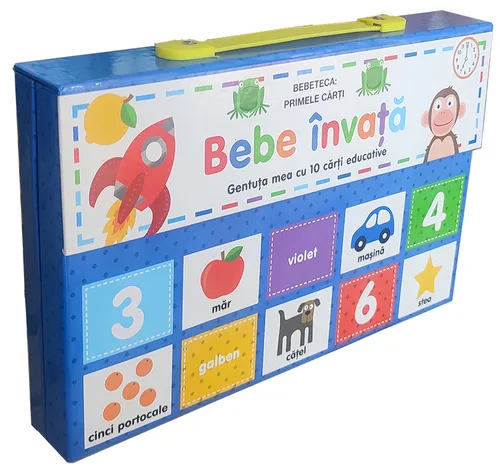 Bebe învață. Gentuța mea cu 10 cărți educative