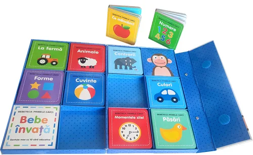 Bebe învață. Gentuța mea cu 10 cărți educative