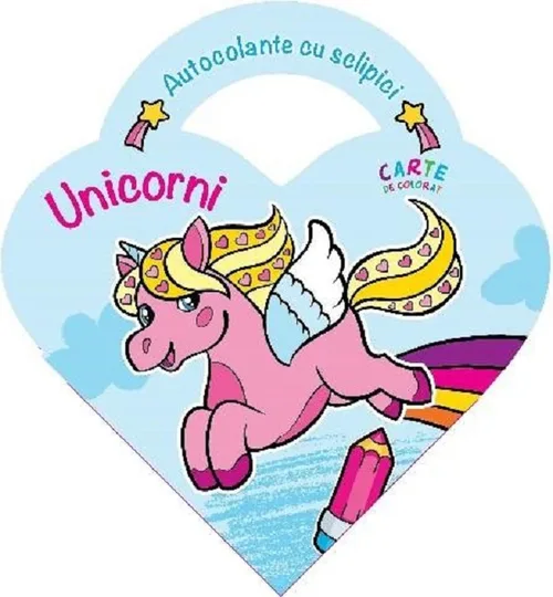 Unicorni. Carte de colorat