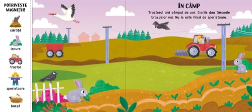 La fermă. Carte cu magneți