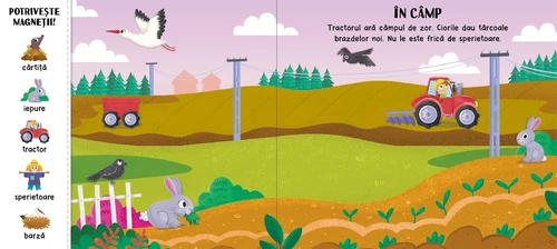 La fermă. Carte cu magneți