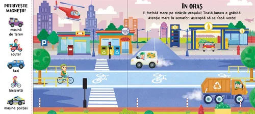 Vehicule. Carte cu magneți